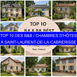 Top 3 des B&B / Chambres d'hôtes à Saint-Laurent-de-la-Cabrerisse
