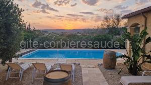 Villa Les amandiers avec piscine à Saint-Laurent-de-la-Cabrerisse